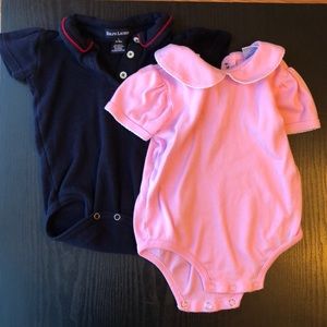 Collared onesies Ralph Lauren CC baby